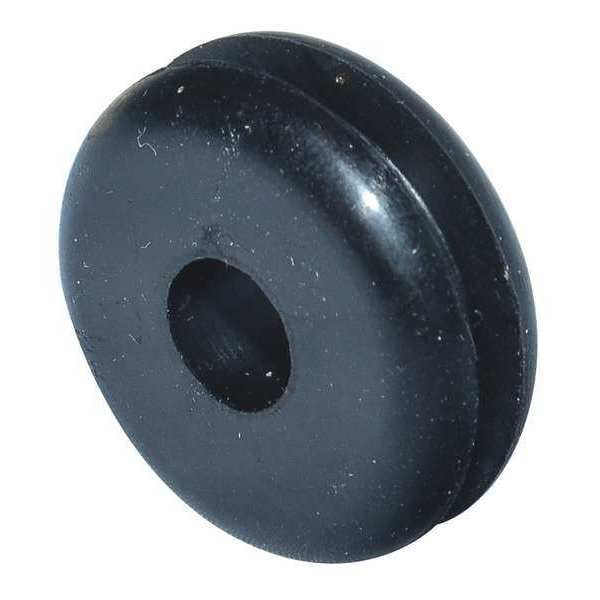 Zoro Select Grommet, SBR, 1, 5/32 ID, 1/2Dia, Pk100 - 3MPP1
