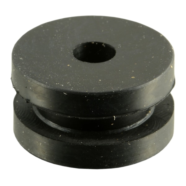 Midwest Fastener 3/16" x 11/16" x 0.4" Black Rubber Grommets 8PK - 72631
