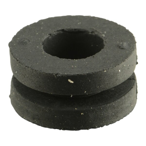 Midwest Fastener 1/4" x 1/2" x 0.2" Black Rubber Grommets 10PK - 72625