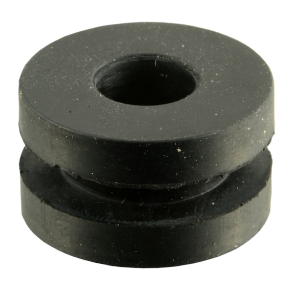 Midwest Fastener 3/8" x 15/16" x 1/2" Black Rubber Grommets 6PK - 72632