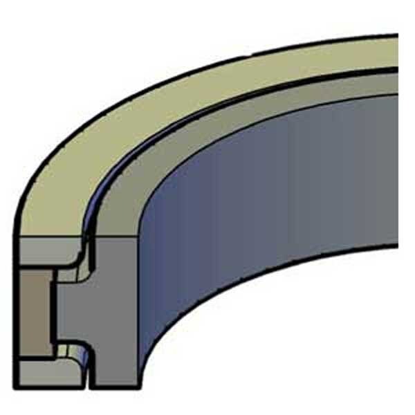 Hercules Sealing Products MCPS-170X147X15.5, PA-TFE-147x170x15.5, Piston Seals - MCPS-170X147X15.5