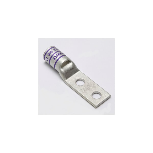 Burndy 2 ORIFICIOS TERMINAL 2/0AWG 1/4" PERNO, FLEXIBLE, ROHS - YAV26L2NT14FX