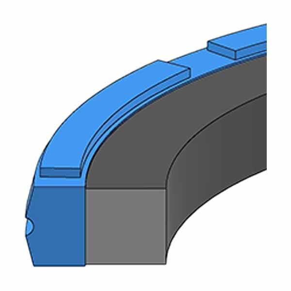 Hercules Sealing Products PA-URE/NBR-100.00x84.50x6.00,  - MPSU300-100X84.5X6
