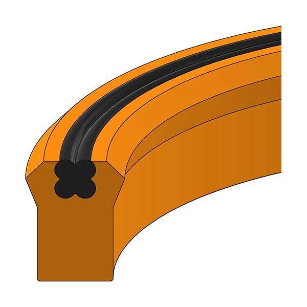 Hercules Sealing Products US-HYTREL/FKM-1.875x2.250x3/16,  - U18-1.87-SQBPM