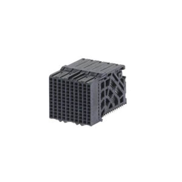 Conector de placa Molex, 72 contactos, ángulo recto, paso de 0.075 pulgadas, terminal de ajuste por presión, bloqueo - 761601006