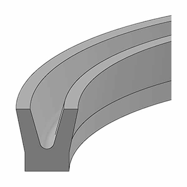 Hercules Sealing Products HSU31-6.37-31-90D, US-90NBR-6-.375x7x5/16, U-SEALS - HSU31-6.37-31-90D