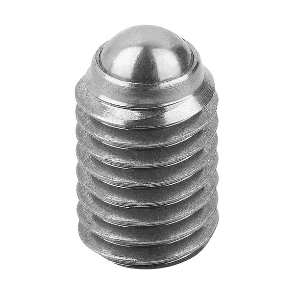 Kipp Ball-end thrust screws without head stainless steel with full ball - K0384.10616