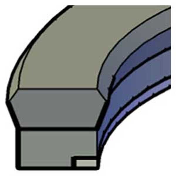 Hercules Sealing Products MUFN-35X45X10EI, RUS-NBR-35x45x10, U-SEALS - MUFN-35X45X10EI