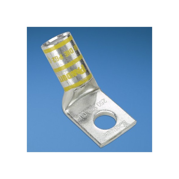 Panduit Copper Compression Lug, 1 Orificio, #8 AWG, 1/4 (6.4mm) Tornillo, LCA8-14H-L - LCA8-14H-L