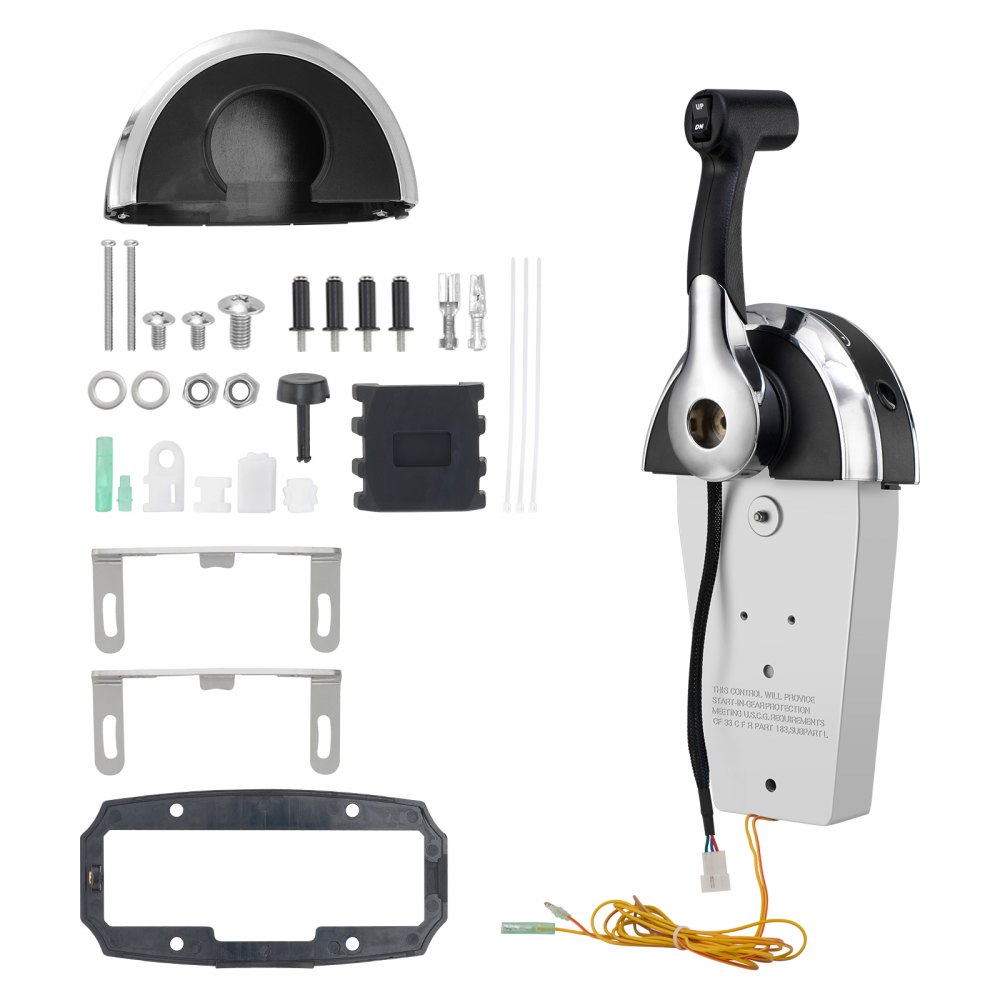 VEVOR Boat Throttle Control, 8M0059686 Top-Mounted Outboard Remote Control Box for Mercury PT 2-Stroke, Marine Throttle Control Gear Box with Power Trim Switch - DZSCYMKZQMER2IOPMV9