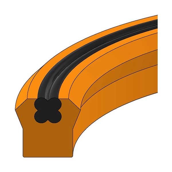 Hercules Sealing Products US-HYTREL/FKM-3x3.500x1/4,  - U25-3.00-SQBPM
