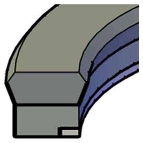 Hercules Sealing Products MUFN-25X33X6.5EI, RUS-NBR-25x33x6.5, U-SEALS - MUFN-25X33X6.5EI