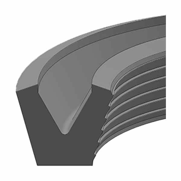 Hercules Sealing Products HMU21-3.00-24V, RUS-90V-3x3-0.437x0.24, U-SEALS - HMU21-3.00-24V
