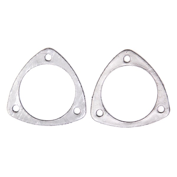 Remflex Exhaust Gaskets Remflex Exhaust Gaskets REM8003 3.5 in. Dia. Collector Gasket 3 Bolt Graphite - Set of 2 - REM8003