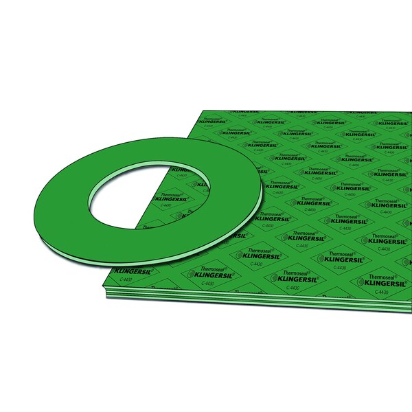 Klingersil Gasket, Full Face, 2", 150 lb, 1/8" - C-4430 2" 150# FULL FACE GASKET 1/8