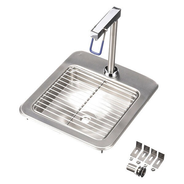 Component Hardware Encore Stainless Steel Water Station complete with Glass Filler - K27-1000