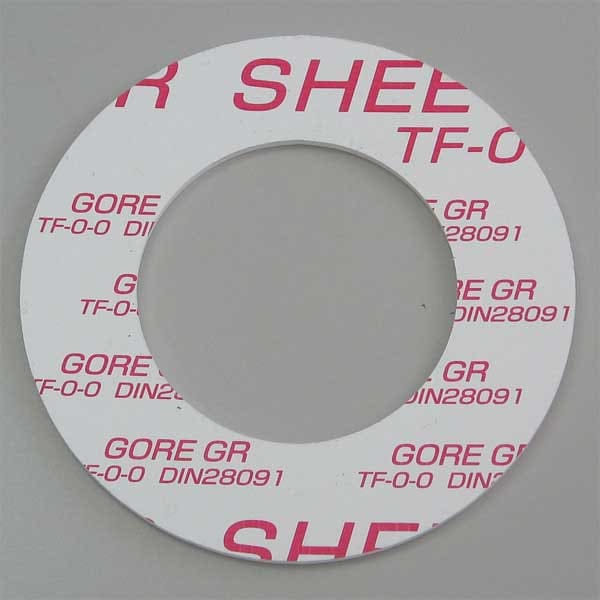 Gore Ring Flange Gasket, White, 5 in Pipe Size - GR-RG-0150-062-0500