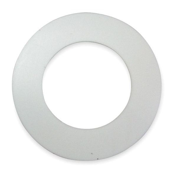 Zoro Select Gasket, Ring, 1 In, Virgin PTFE, White, Outside Dia.: 2-5/8" - D010150R204027