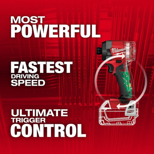 Milwaukee Tool M18 FUEL 1/4 in. Hex Impact Driver (Tool Only) - 2953-20