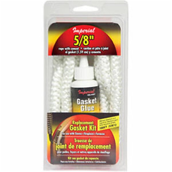 Imperial Mfg Imperial Manufacturing GA0186 0.62 in. White Fiber Glasslass Gasket Kit Efs - IM386507