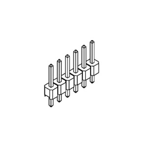 Conector de placa Molex, 4 contactos, 1 fila, macho, recto, terminal de soldadura - 878910408