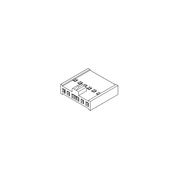 Conector de placa Molex, 18 contactos, 1 fila, hembra, espaciado de 0.1 pulgadas, terminal de engarce, bloqueo, negro - 901560158