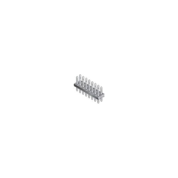 Cabezales y carcasas de cables Fci Unshrd Hdr, doble fila T/H, 6P, vertical, .76Um, Lf - 57102-G06-03LF