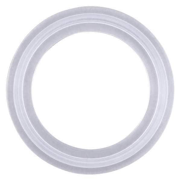 Garlock Gasket, Size 1 1/2 In, Tri-Clamp, Silicone - 40RXPX-150