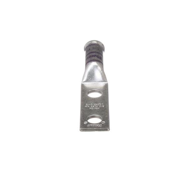 Panduit Terminales de Compresión de Cobre, 2 Orificios, 3/0 AWG, Barril Ensanchado, LCCF3/0-12-X - LCCF3/0-12-X