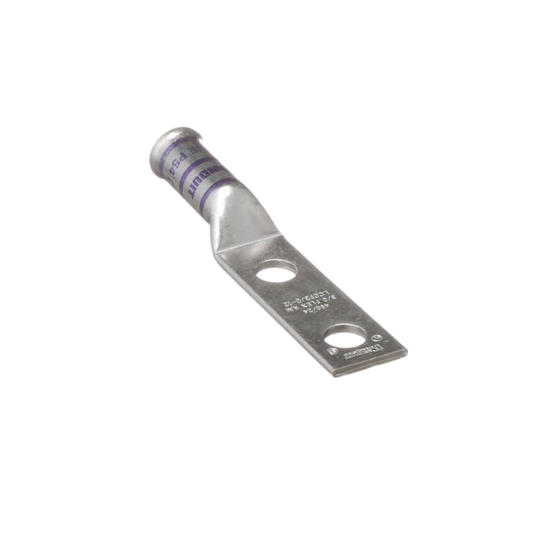 Panduit Terminales de Compresión de Cobre, 2 Orificios, 3/0 AWG, Barril Ensanchado, LCCF3/0-12-X - LCCF3/0-12-X