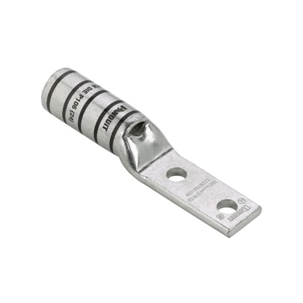 Panduit Copper Compression Lug, 2 Agujeros, 750 kcmi - LCCN750-12W-6