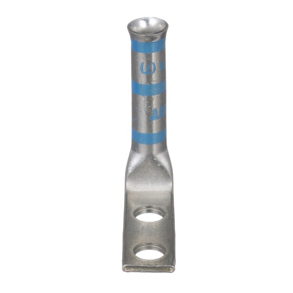 Panduit Copper Compression Lug, 2 Agujeros, #6 AWG, Barril Estrecho, LCCF6-14AF-L - LCCF6-14AF-L