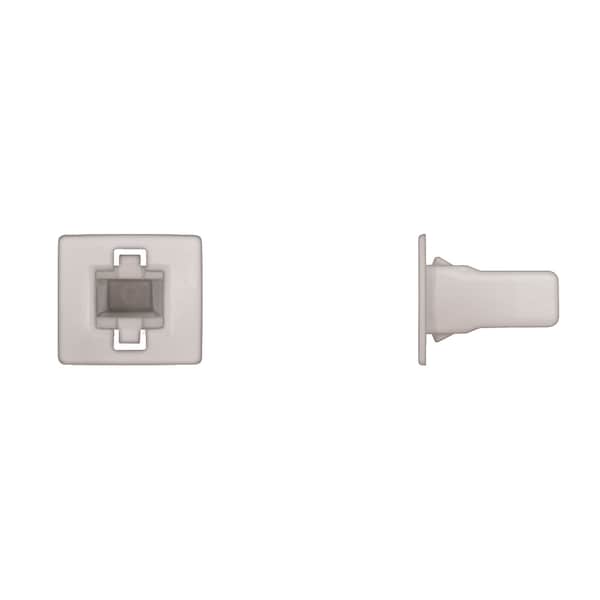 Disco Wht Nyln Bumper Grommets 8mmx11mm Hole 19mm Stem PK10 - 10999PK