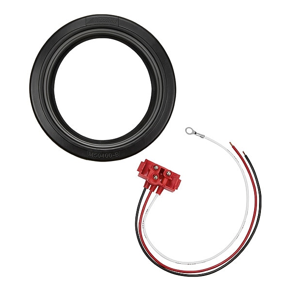 Maxxima Grommet Kit, Chrome, 4" Dia. - M43900