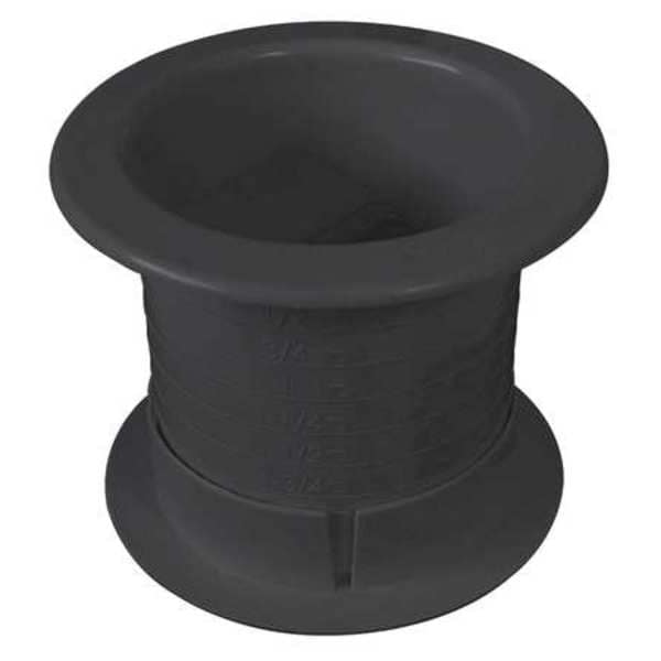 Fastcap Dual Sided Grommet, Blk, 2.5In, PK25 - DUALLY 2.5 25PC BL