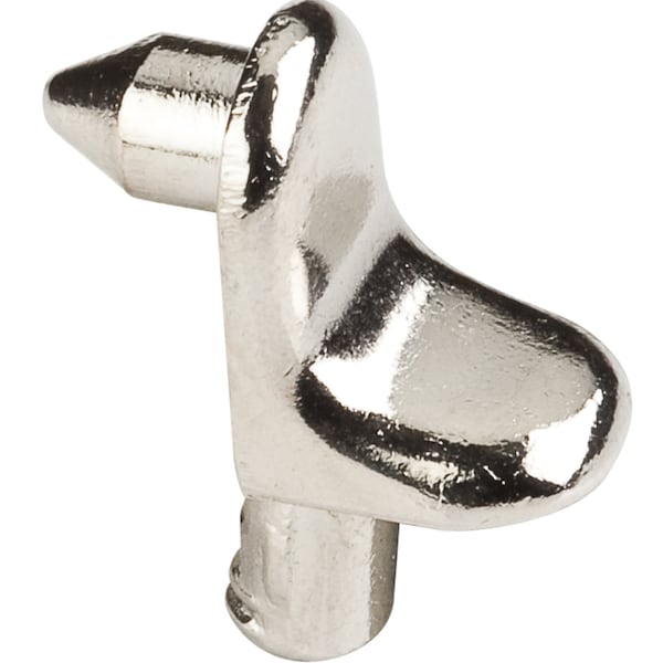 Hardware Resources 5 mm Zinc Die Cast Shelf Support with 5 mm Shelf Hold Pin (Earthquake Clip) - 1545ZN