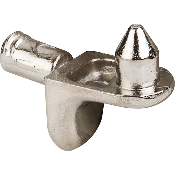Hardware Resources 5 mm Zinc Die Cast Shelf Support with 5 mm Shelf Hold Pin (Earthquake Clip) - 1545ZN