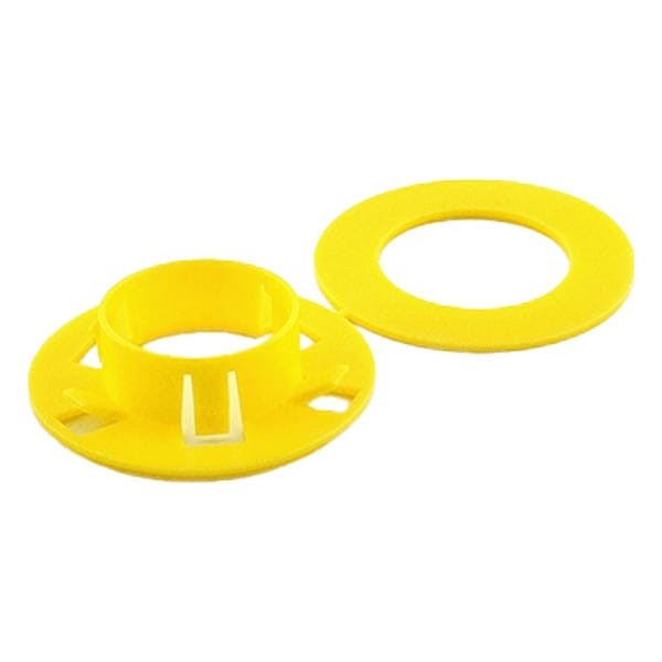 Bridgeport Fittings Grommet, 0.5625" Inside Dia., Yellow - 9882