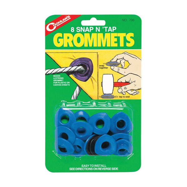 Coghlans Coghlan's 0.7375 in. D X 0.4375 in. D Plastic Grommet 8 pk - 706