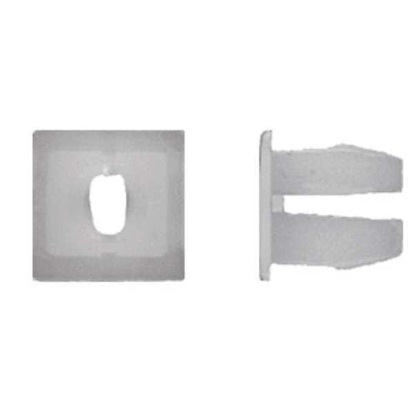 Zoro Select Grommet, 0.437 OD, Nylon, PK50 - 9111PK
