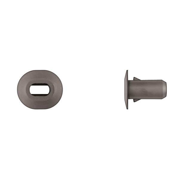 Disco Blk Nyln Grommets 9.5X21.5mm Hole 18mm Stem PK5 - 11126PK