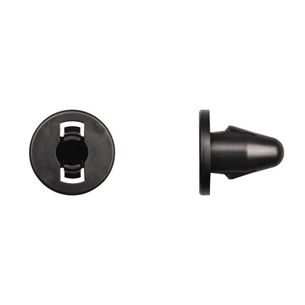 Disco Blk Nyln Bumper Grommet 13mm Hole Size 21mm Stem L PK10 - 13248PK