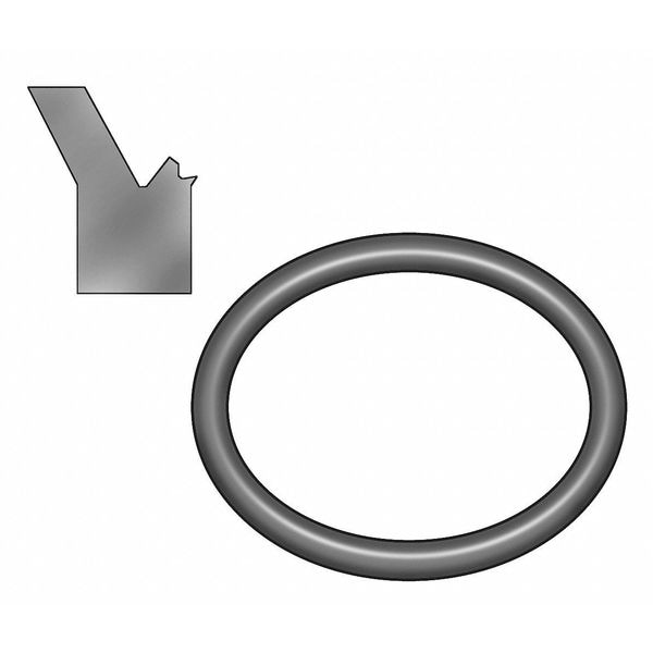 Zoro Select Urethane Rod Wiper, Inside Dia. 2-1/2", Rod Dia. 2.500", PK2 - 2HZZ3