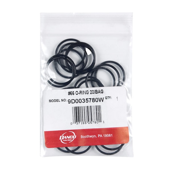 Danco Danco 1 in. D X 7/8 in. D No 66 Rubber O-Ring 20 pk - 35780W