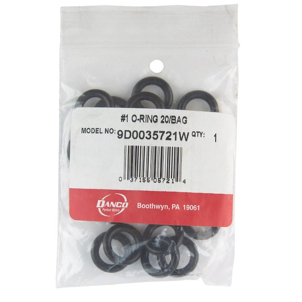 Danco Danco 21/32 in. D X 13/32 in. D No 1 Rubber O-Ring 20 pk - 35721W