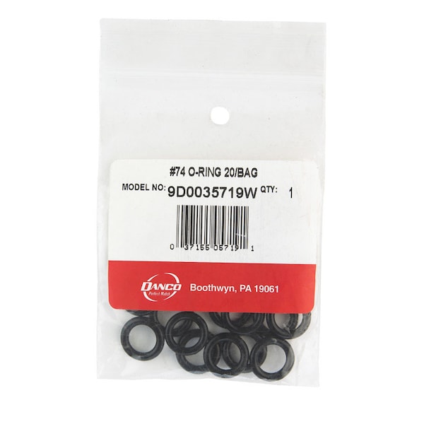 Lavelle Industries Danco 3/8 in. D X 5/8 in. D Rubber O-Ring 20 pk - 35719W