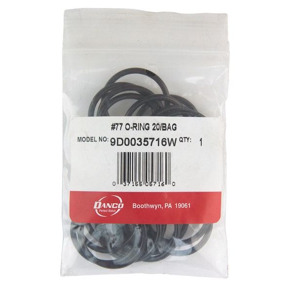 Danco Danco 1-1/4 in. D X 1-1/16 in. D No 77 Rubber O-Ring 20 pk - 35716W