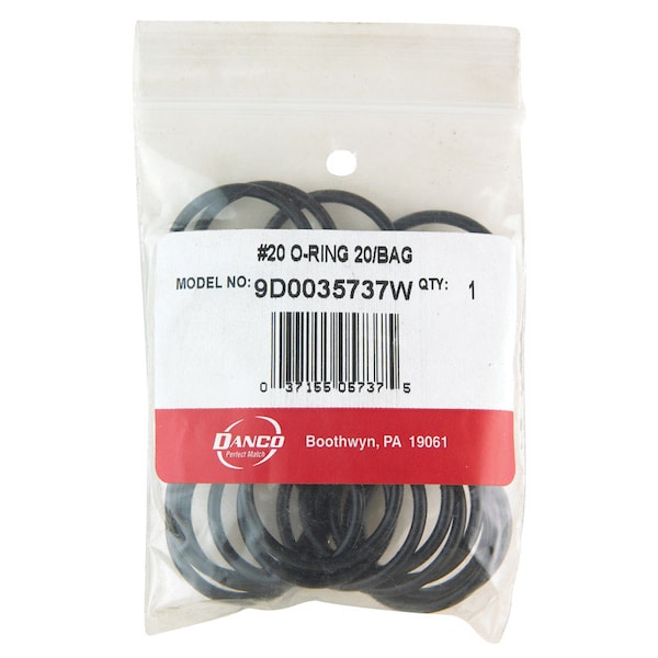 Danco Danco 1 in. D X 1-3/16 in. D Rubber O-Ring 20 pk - 35737W
