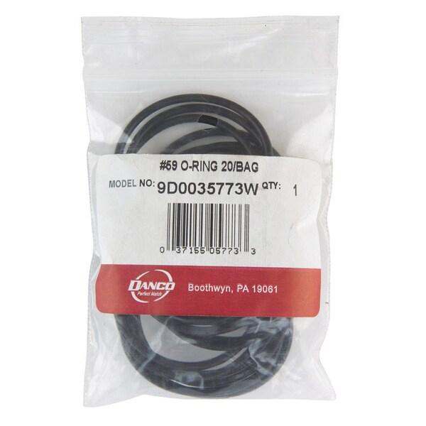 Lavelle Industries Danco 1-7/8 in. D X 1-11/16 in. D No 59 Rubber O-Ring 20 pk - 35773W