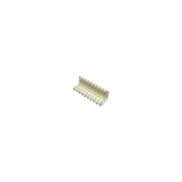 Conector de placa Fci, 6 contactos, 1 fila, macho, recto, paso de 0.1 pulgadas, terminal de soldadura, bloqueo - 69190-206HLF